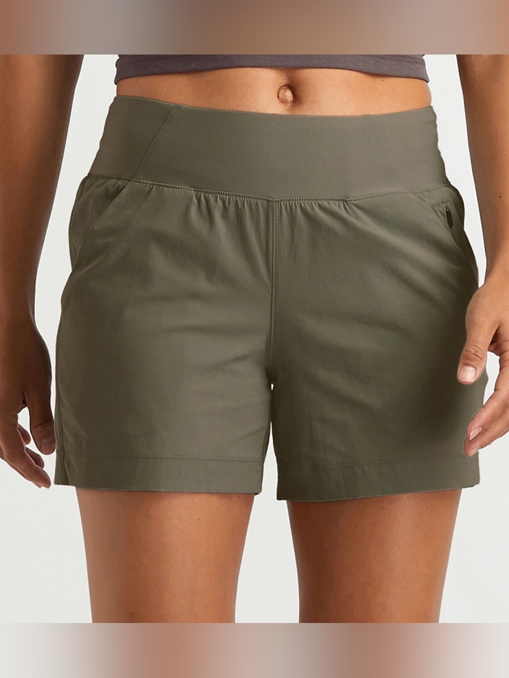 NWT PrAna Koen 5" Hiking Shorts Grape Leaf Green Size XL